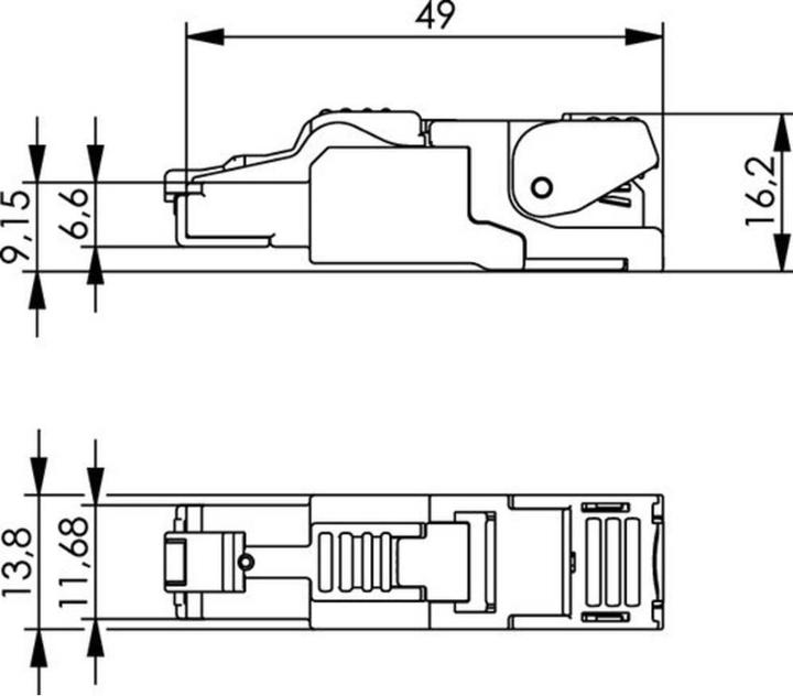 Image du produit Telegärtner Fiche RJ45 CAT 6A blindée