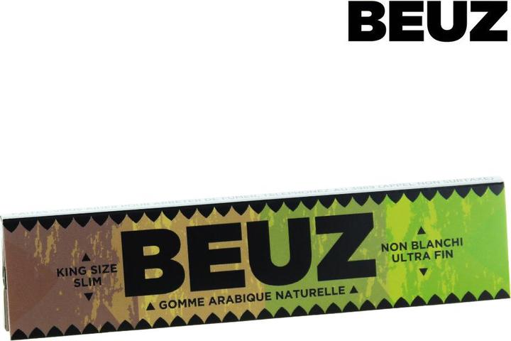 Produktbild Beuz Papers King Size Slim Brown Unbleached Box 10pcs