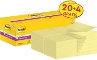 Produktbild 3M Haftnotizen Post-it Super Sticky Z-Notes, 76x76mm, 90 Blatt, gelb, Pk.à 24 Stk. (76 x 76 mm)