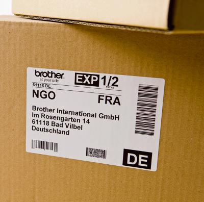Actual product image Brother DK-11202 Shipping Labels (6.20 cm)
