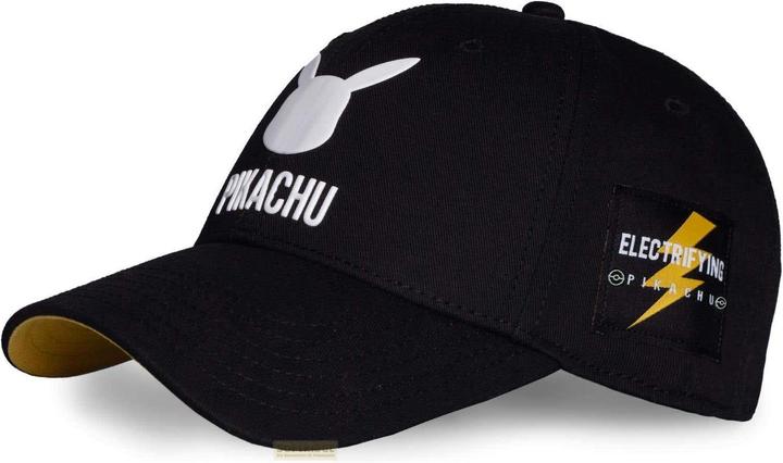 Actual product image Difuzed Pokemon Curved Bill Cap Pikachu Black