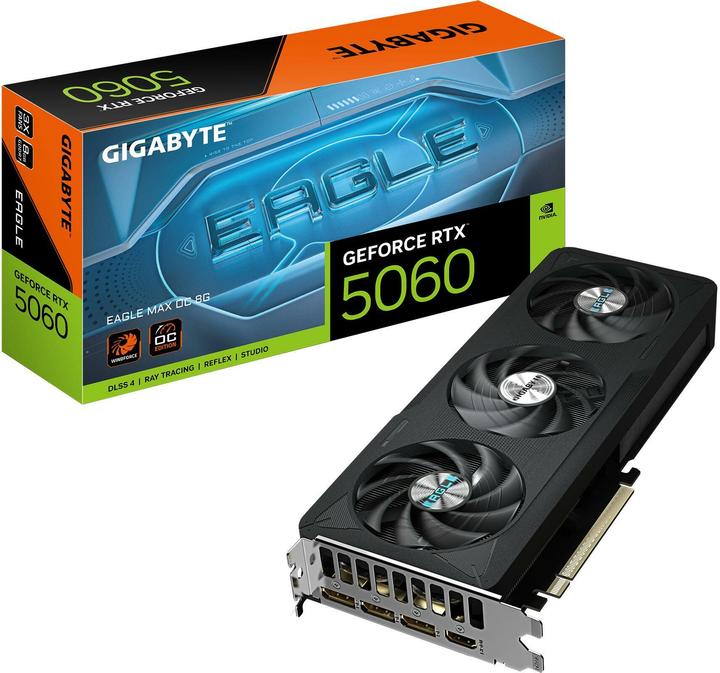Produktbild Gigabyte RTX 5060 Eagle Max OC (8 GB, GDDR7)