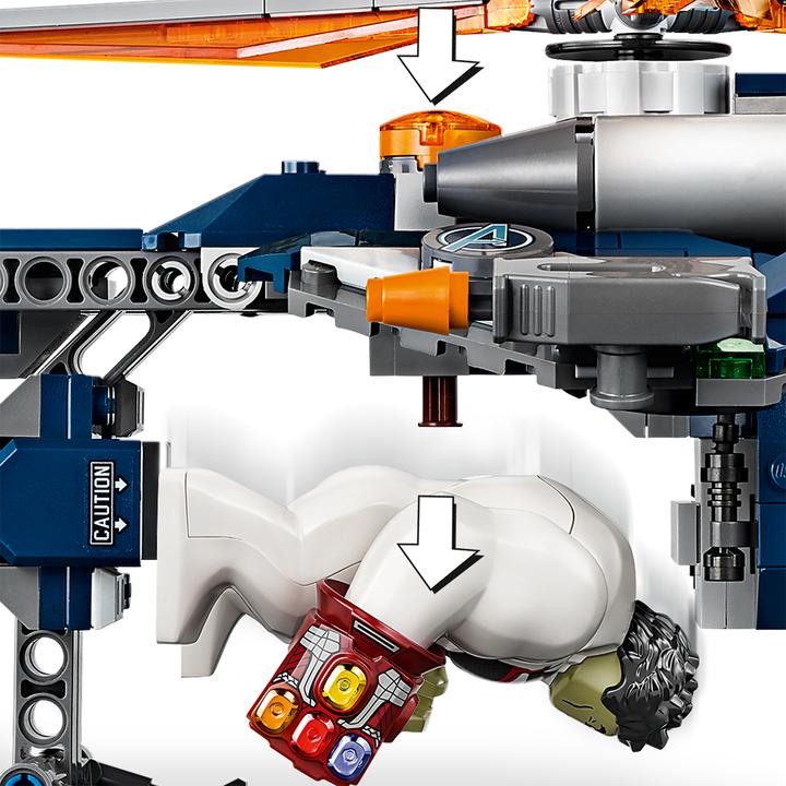 Actual product image LEGO Avengers Hulk Helicopter Rescue (76144, LEGO Marvel)