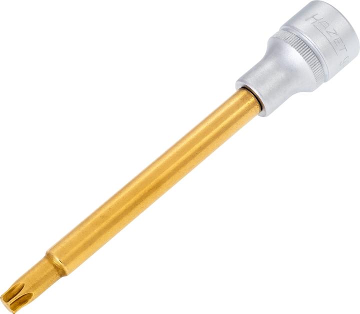 Actual product image HAZET Screwdriver socket ∙ TORX 992SLG-T45 ∙ Square, hollow 12.5 mm (1/2 inch) ∙ Inside TORX prof…