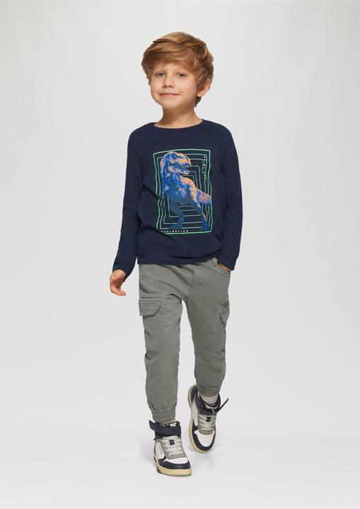 Produktbild S.Oliver T-Shirt Longsleeve mit Dino-Print (92)