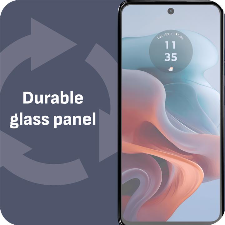 Produktbild Cazy Schutzglass Kompatibel mit Motorola Moto G34 Tempered Glass Hülle Kompatibel - Transparant - 2 Stück (2 Stk., Motorola Moto G34)