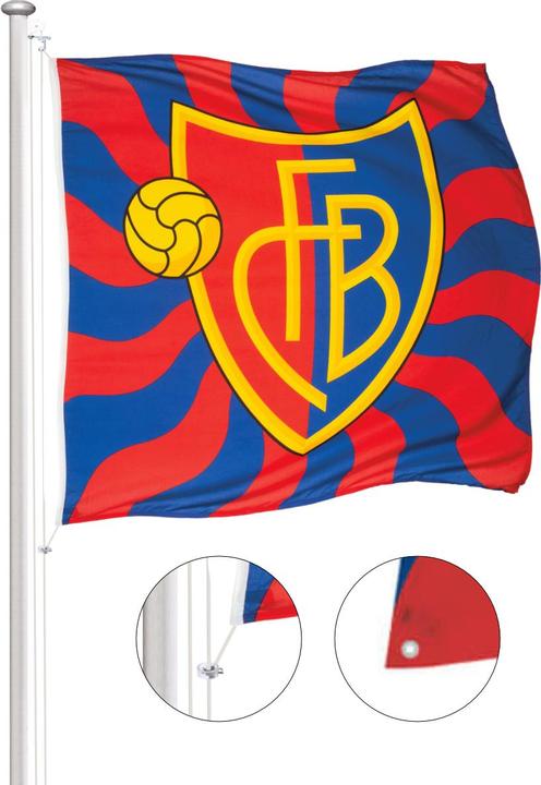 Produktbild Keller Fahnen FC Basel (150 x 150 cm)
