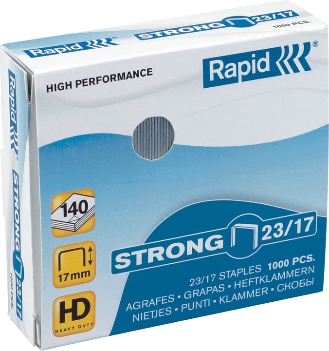Produktbild Rapid Heftklammern, 10mm, verzinkt, 1000 Stück (1000 x)