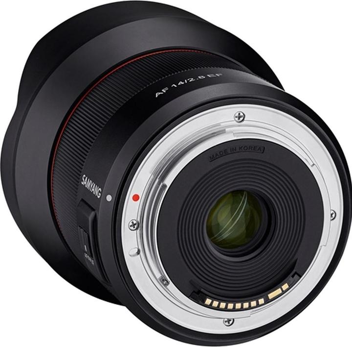 Actual product image Samyang AF 14mm F2.8 Canon EF (Canon EF, APS-C / DX, full size)