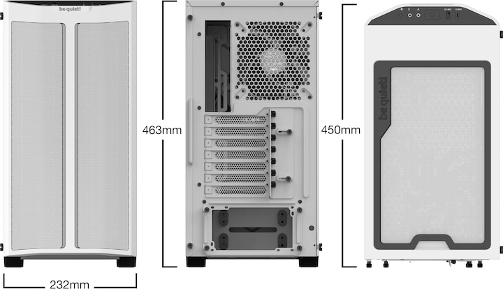 Produktbild be quiet! Pure Base 500DX (mATX, Mini-ITX, ATX)