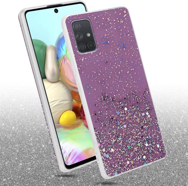 Actual product image Cadorabo TPU cover sparkling glitter (Samsung Galaxy A71 5G)