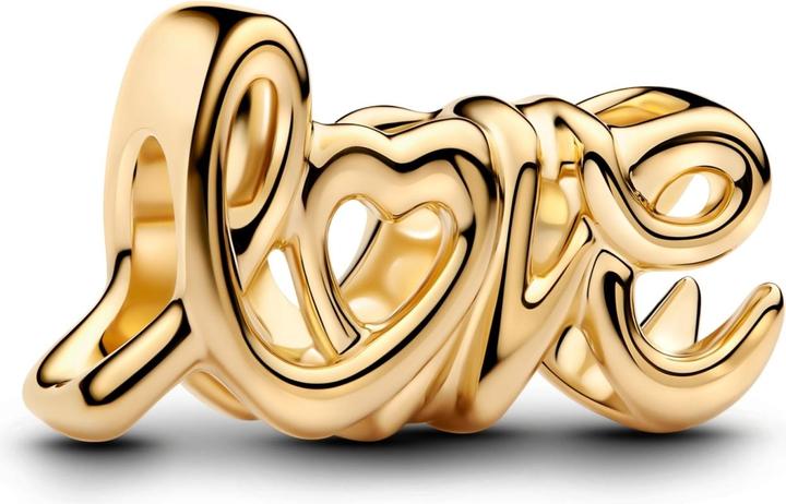 Image du produit Pandora Handwritten Love Charm (Métal, Plaqué or)