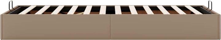 Actual product image VidaXL Ottoman bed without mattress white 140x200 cm faux leather (140 x 200)