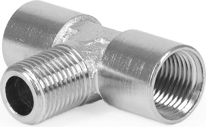 Produktbild Wiltec Airbrush Adapter T-Stück Ersatzteil 2xIG 1xAG 9,51mm (1/8") Verteiler Zubehör