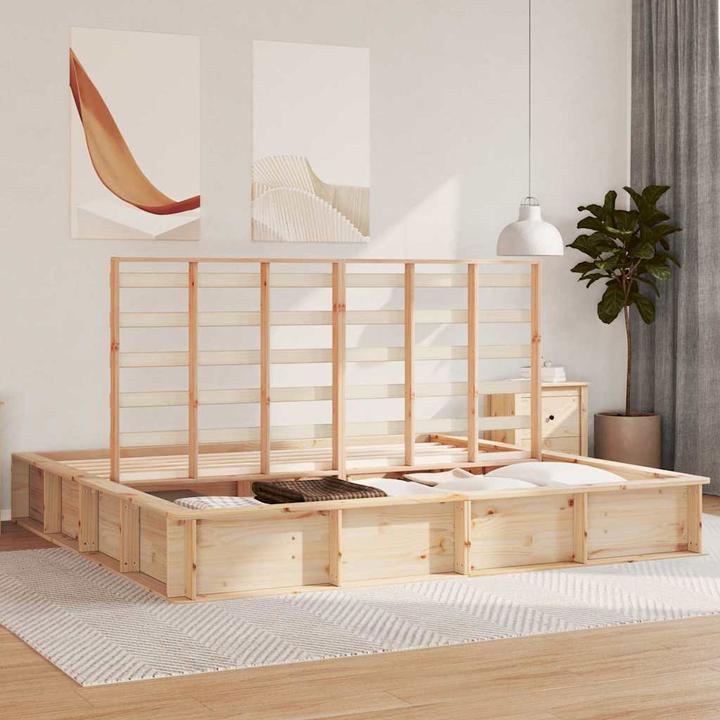 Actual product image vidaXL Bettrahmen (200 x 200 cm)