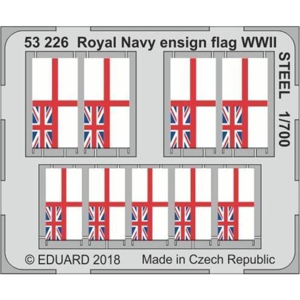 Eduard Royal Navy ensign flag WWII STEEL