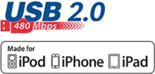 Actual product image Nedis USB cable USB 2.0 Apple Lightning 8-pin USB-A male 480 Mbps 12 W Nickel-plated round PVC Box 1. (1 m, USB 2.0, 12 W)