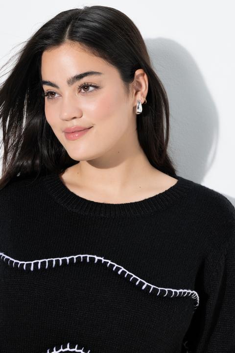 Actual product image Angel of Style Pullover, Straight Fit, Wellenmuster (54)