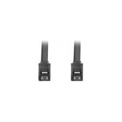 Thumbnail - Lanberg CA-SASA-14CU-0030-BK kabel SATA DATA II (6GB/S) F/F 30cm z zatrzaskami metalowymi, czarny, Interne Kabel (PC)