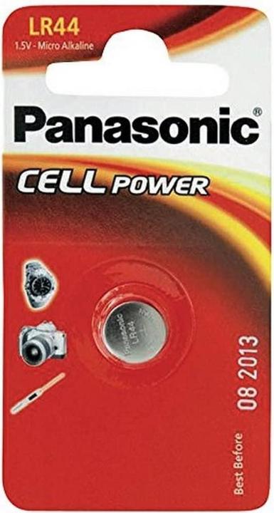Actual product image Panasonic Micro Alkali LR44 (1 pcs., LR44, 120 mAh)
