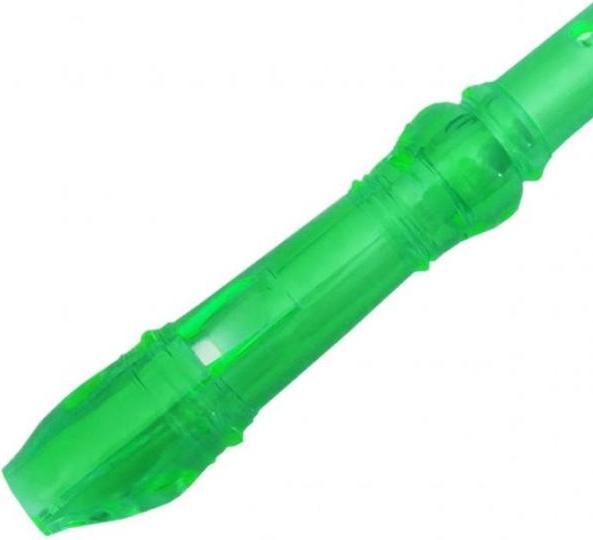 Produktbild keepdrum Blockflöte Sopran Neon transparent Grün (Blockflöte, Sopranino)
