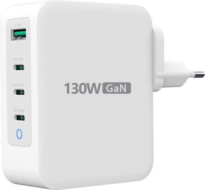 Actual product image j5Create 130W GAN USB-C 4-PORT CHARGER (130 W, 4 ports)