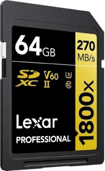 Image du produit Lexar Professional 1800x (64 Go, SDXC, U3, UHS-II)