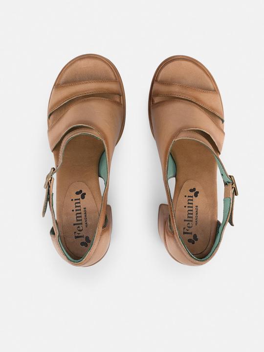Produktbild Felmini Stefanny D796, eine Sandale mit Absatz, bei der jedes Detail Eleganz ausstrahlt. Der Absatz ist luxu (40)