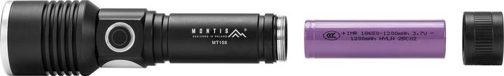 Produktbild Montiss Montis Taktyczna ręczna latarka akumulatorowa LED MT158 Schwarz Taschenlampe