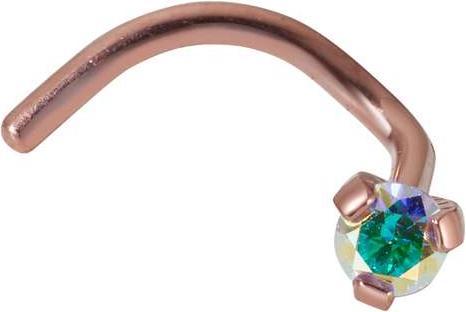 Produktbild Bijouteria Nasenpiercing (Zirkonia, PVD Beschichtung (goldfarbig), Titan)