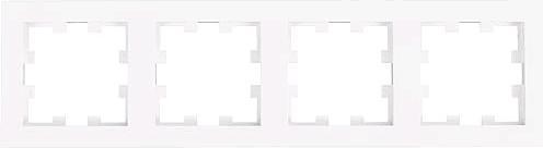 Immagine prodotto Panasonic WDTF00042WHEU1 Telaio di copertura Karre Plus 55, 4 prese bianco