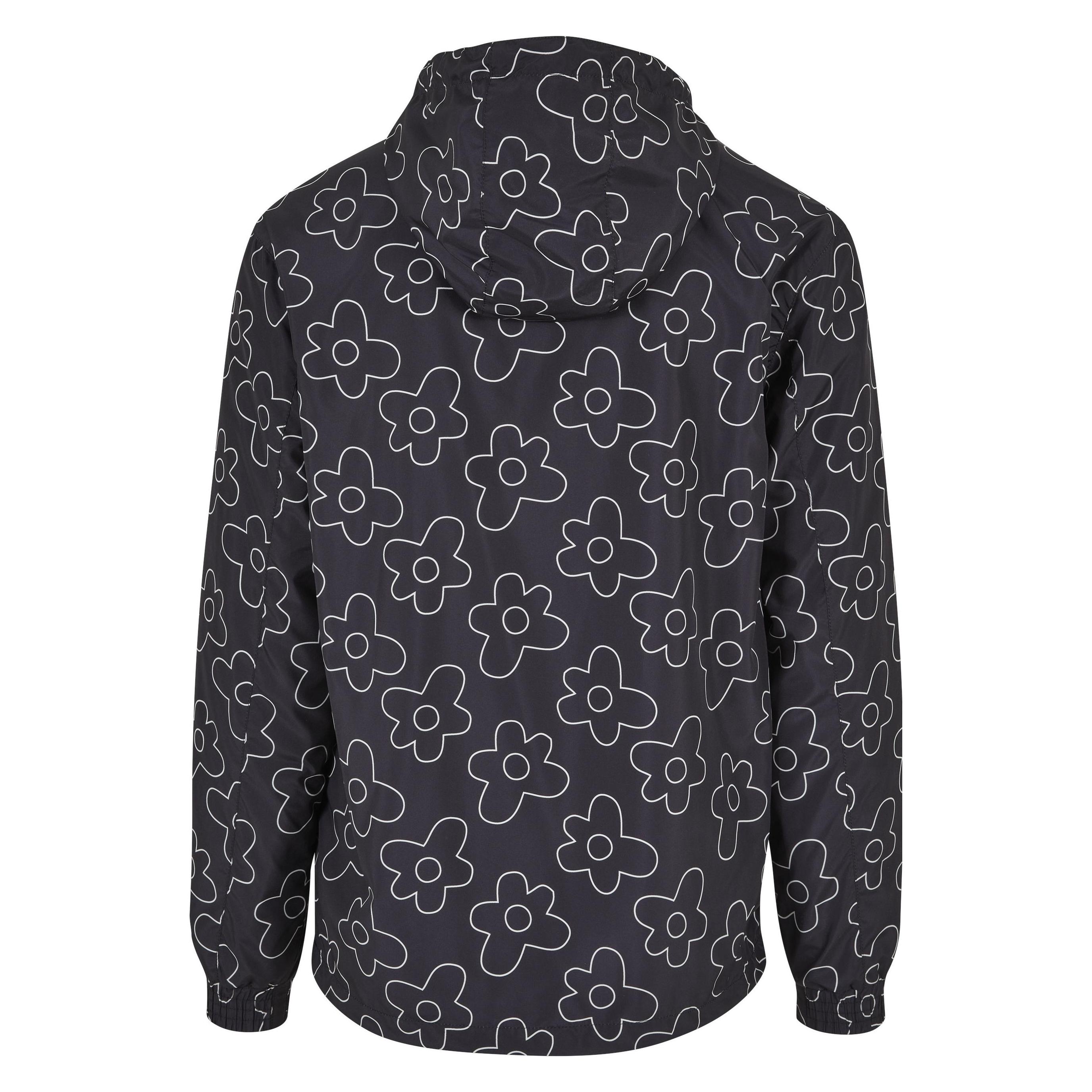 Urban Classics, Herren, Leichte Jacken, Flower Aop, Schwarz, (L)