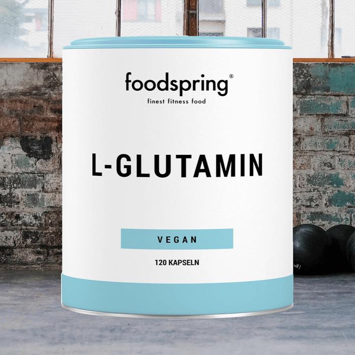 Actual product image Foodspring L-Glutamine (1 Piece, Capsules, 102 g)