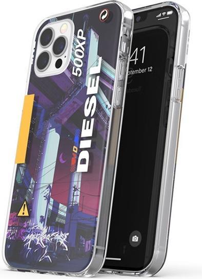 Actual product image Diesel Clear Case Mad Dog Jones AOP iPhone 12/12 Pro multicolour/colorful 44324 (Apple iPhone 12)