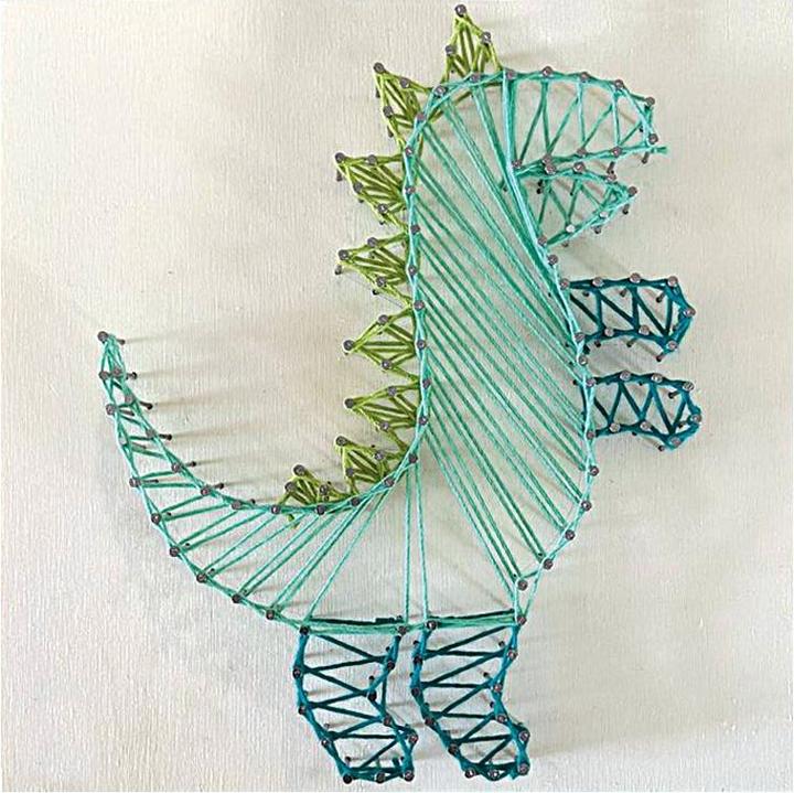 Image du produit Pebaro Tableau à clous "Dinosaure