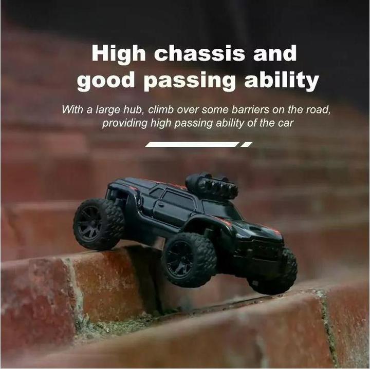 Actual product image Turbo Racing Micro Monster Truck TC-01, Black, RTR, 1:76 (RTR Ready-to-Run)