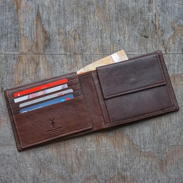 Actual product image Jack kinsky Wallet RFID protection leather 12 cm