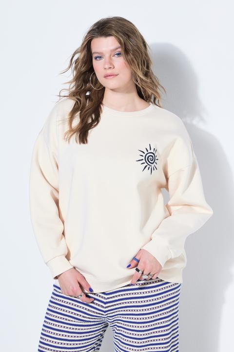 Produktbild Studio Untold Sweatshirt, oversized, Stick und Rückenprint (60)