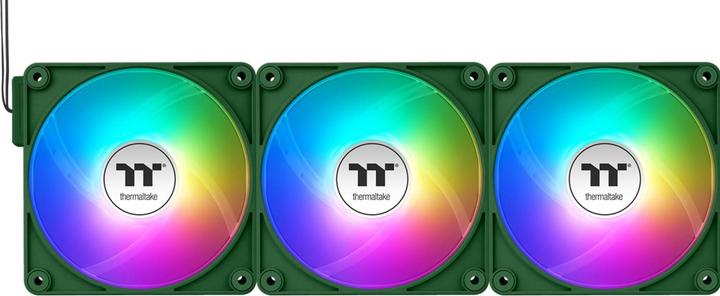 Immagine prodotto Thermaltake TT CT120 EX Reverse ARGB PC Cooling Fan 3 Pack Racing Green (120 mm, 3 x)