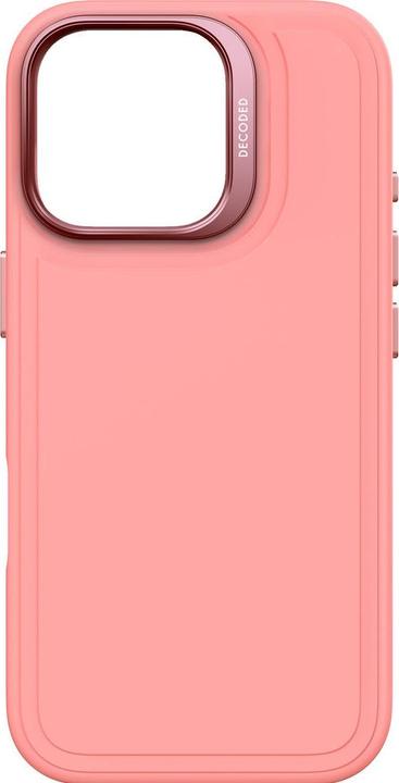 Actual product image Decoded AntiMicrobial Silicone Stacks Backcover with MagSafe for iPhone 16 Pro - Pink (Apple iPhone 16 Pro)