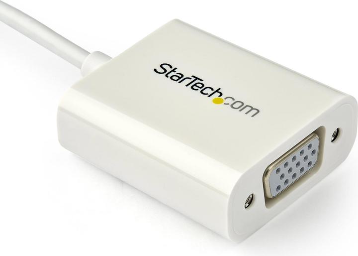 Actual product image StarTech USB-C To VGA Adapter - White (VGA, 1750 cm)