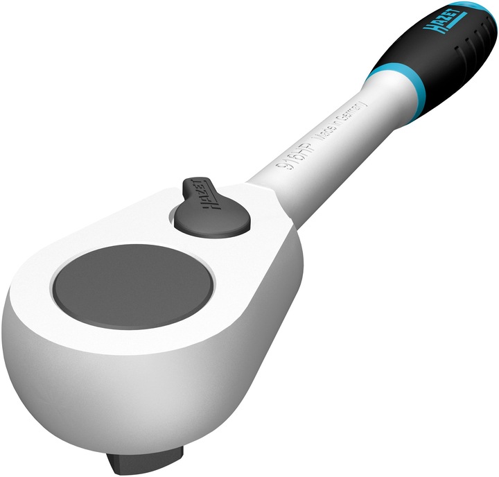 Immagine prodotto HAZET Leva a cricchetto reversibile a dentatura fine HiPer 916HP ∙ Attacco quadro, massiccio, 12,5 … (1/2")