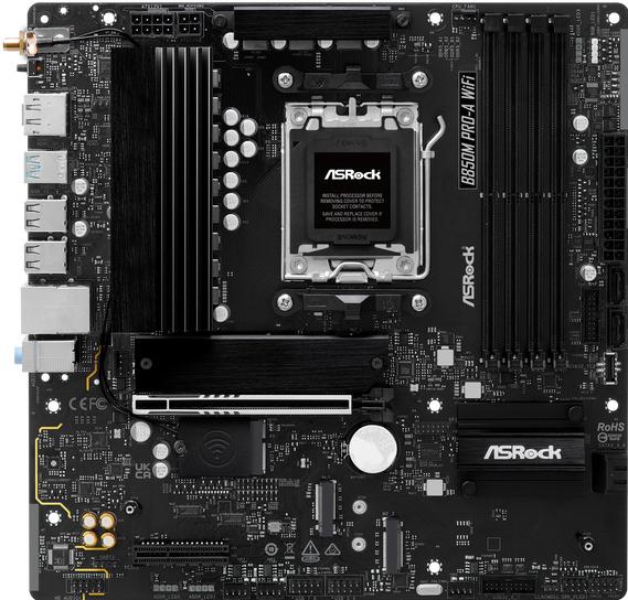 Produktbild AsRock B850M Pro-A WiFi (AM5, AMD B850, mATX)