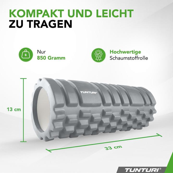 Immagine prodotto Tunturi Rullo per massaggio yoga 33 cm grigio