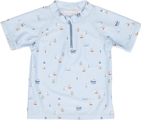 Produktbild Little Dutch Schwimm T-Shirt kurzärmlig Sailors Bay Blue - 62/68 (62)