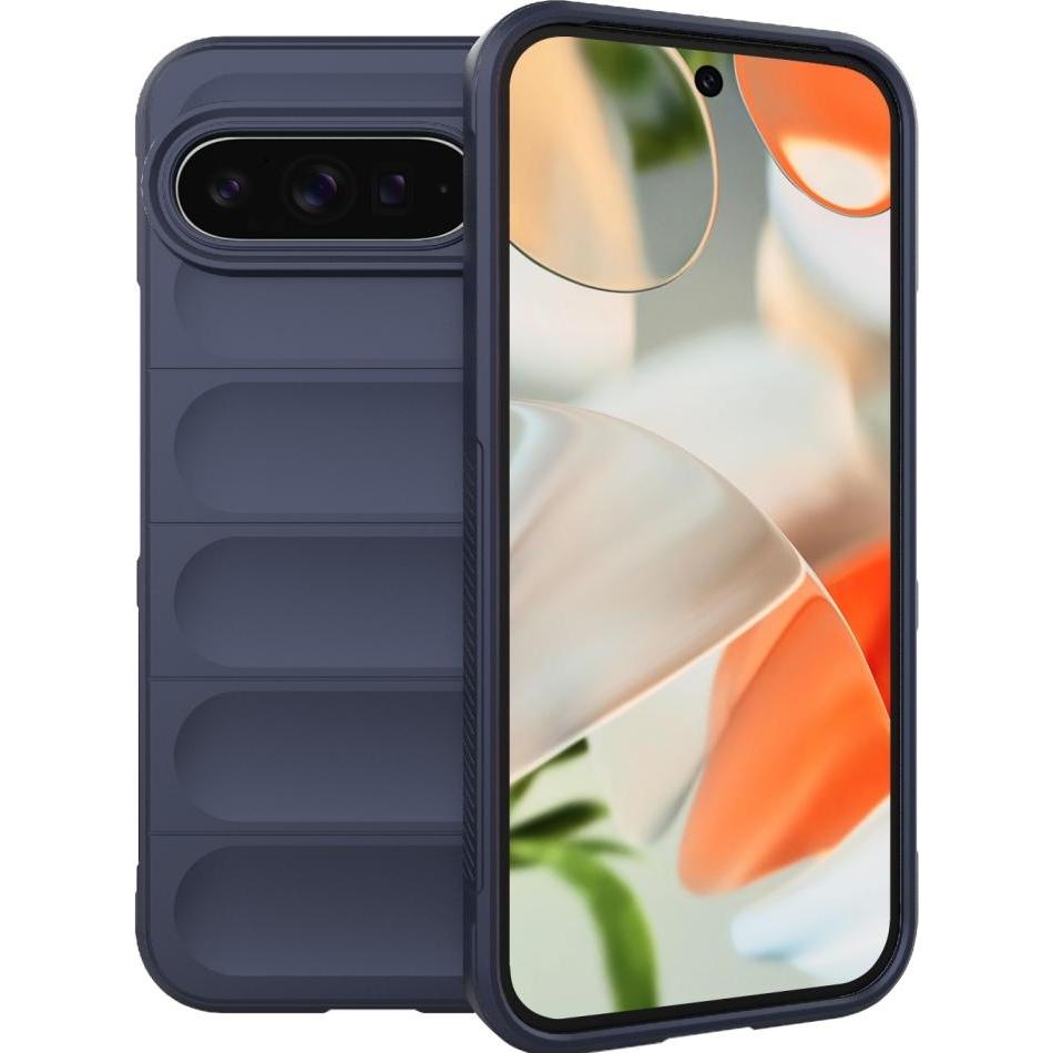 Screenguard CloudCase Copertura per Google Pixel 9 Pro XL (Google Pixel 9 Pro XL), Cover smartphone, Blu