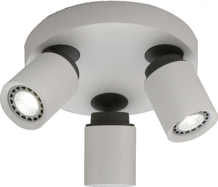 Actual product image Böhmer Surface-mounted LED spot 3xGU10 ws/anth 42528 (GU10)