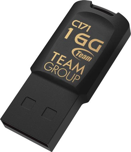 Produktbild Team Electronic TeamGroup C171 16GB, USB2.0, schwarz (16 GB, USB-A)