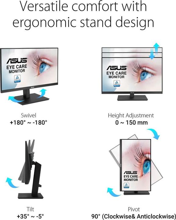 Produktbild ASUS VA27EQSB (1920 x 1080 Pixel, 27")
