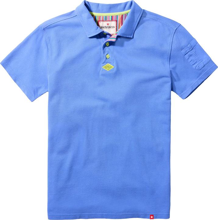 Actual product image Joe Browns Contrast Button Pique Polo Shirt (S)